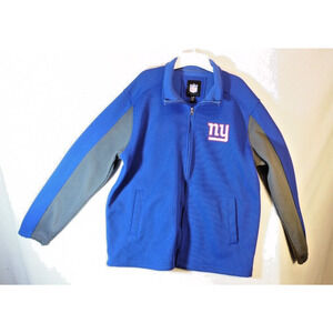 NFL Sweater Mens Large Blue and Grey‎ NY Giants Authentic (C2181) EUC